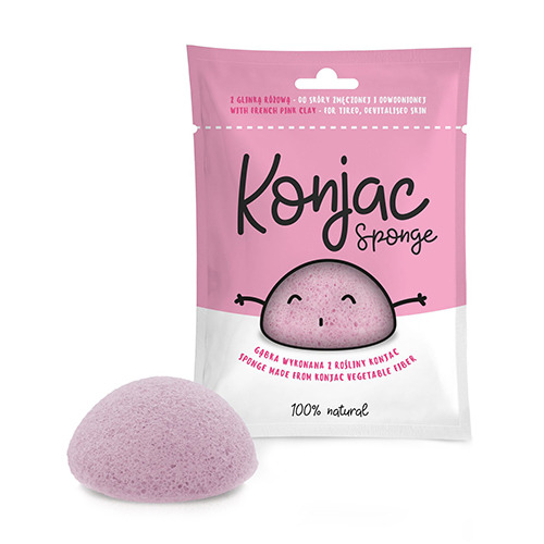 Éponge Konjac - rose